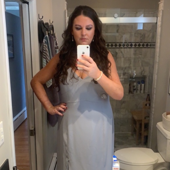 Dessy Collection Vivian Diamond bridesmaids dress - Picture 1 of 3